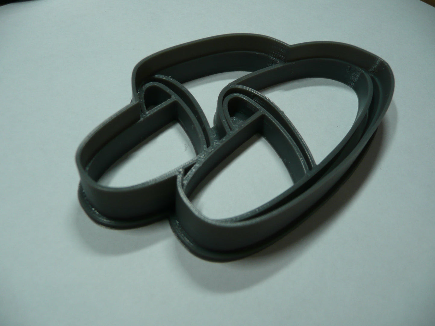 Slippers Shoes Shape Cookie Cutter Made In USA PR5494