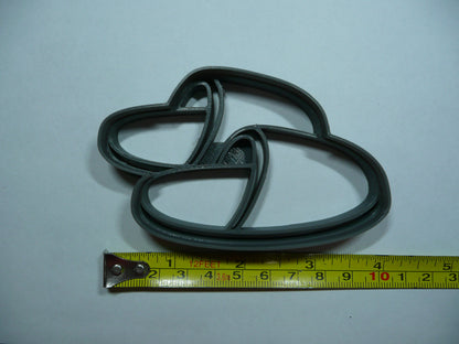 Slippers Shoes Shape Cookie Cutter Made In USA PR5494