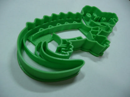 Cartoon Alligator Cookie Cutter Made In USA PR5503