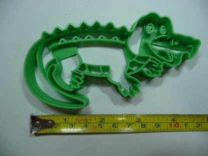 Cartoon Alligator Cookie Cutter Made In USA PR5503