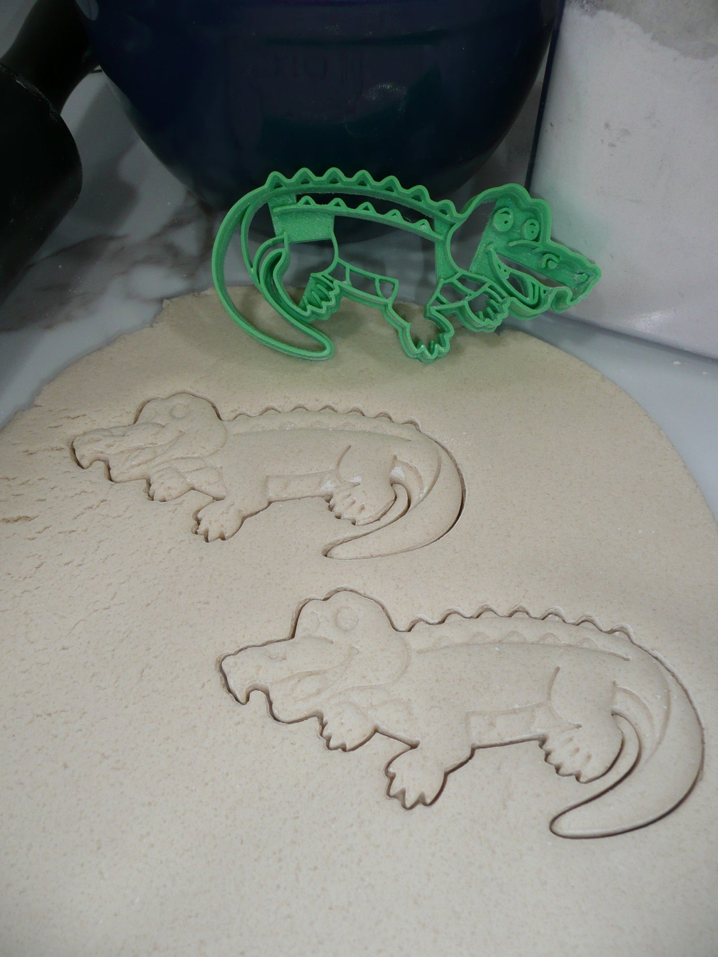 Cartoon Alligator Cookie Cutter Made In USA PR5503
