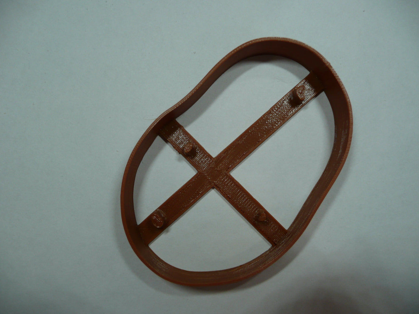 6x Potato Spud With Eyes Fondant Cutter Cupcake Topper 1.75 IN USA FD5509