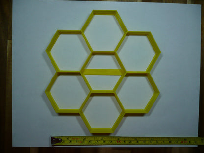 Hamantaschen Purim Multi Hexagon Shape Cookie Cutter Made In USA PR5517