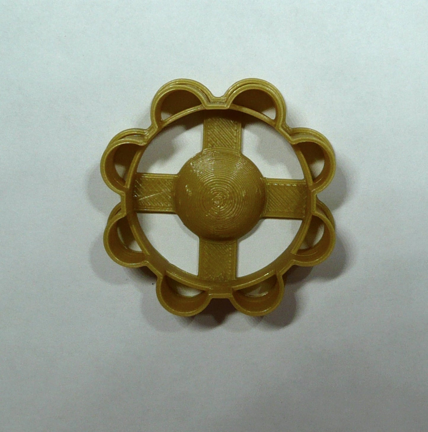 Flower Thumbprint Tea Cookie Cutter Made In USA PR5518