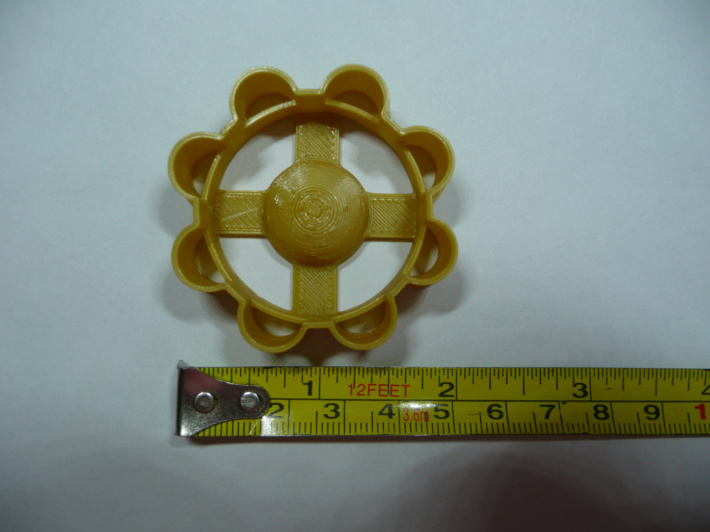 Flower Thumbprint Tea Cookie Cutter Made In USA PR5518