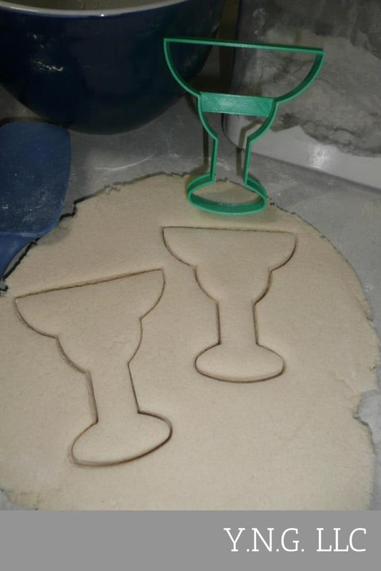 Margarita Cocktail Drink Glass Cookie Cutter Made In USA PR553