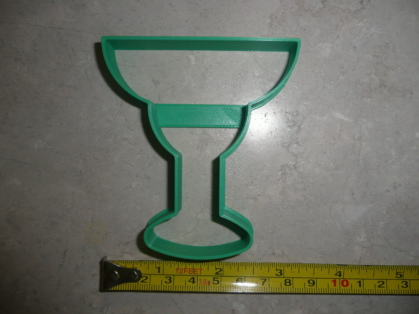 Margarita Cocktail Drink Glass Cookie Cutter Made In USA PR553