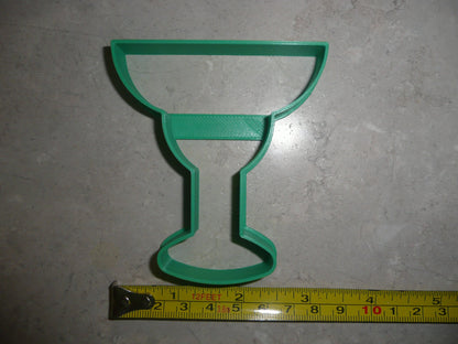 Margarita Cocktail Drink Glass Cookie Cutter Made In USA PR553