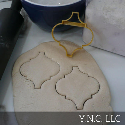 Arabesque Tile Frame Shape Cookie Cutter Made In USA PR5533