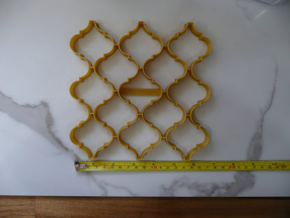 Arabesque Tile 2.25 Inch X 13 Multi Cookie Cutter Made In USA PR5534