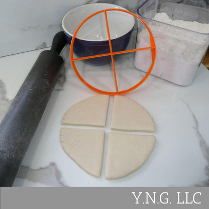 Pie Piece 3.5 Inch X 4 Multi Cookie Cutter Made In USA PR5535