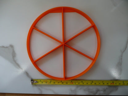 Pie Piece 3.25 Inch X 6 Multi Cookie Cutter Made In USA PR5536