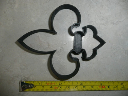 Fleur De Lis Symbol Flower of Lily Cookie Cutter Made In USA PR557
