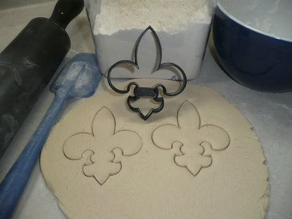 Fleur De Lis Symbol Flower of Lily Cookie Cutter Made In USA PR557