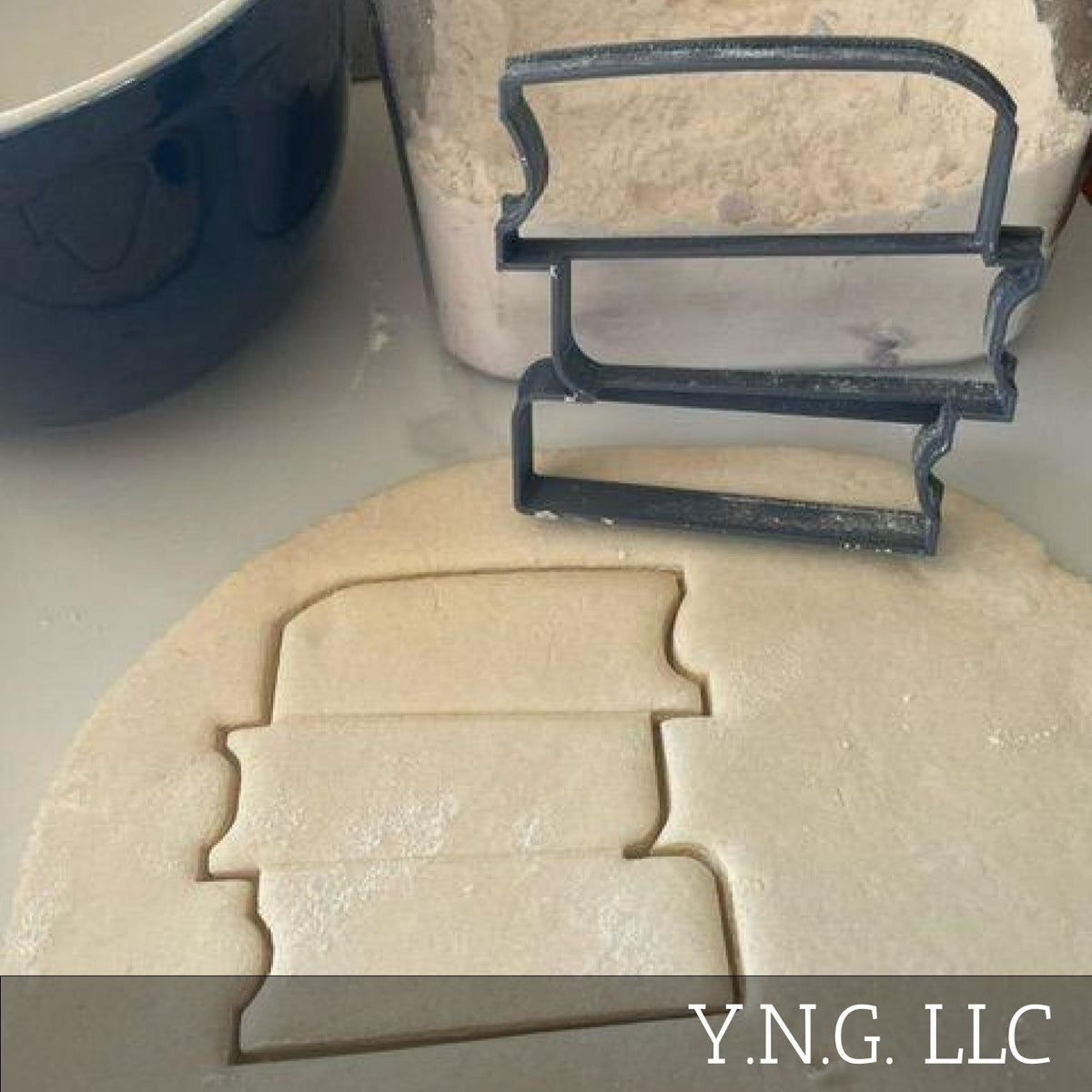 Stack of Books Detailed Cookie Cutter Made in USA PR5585