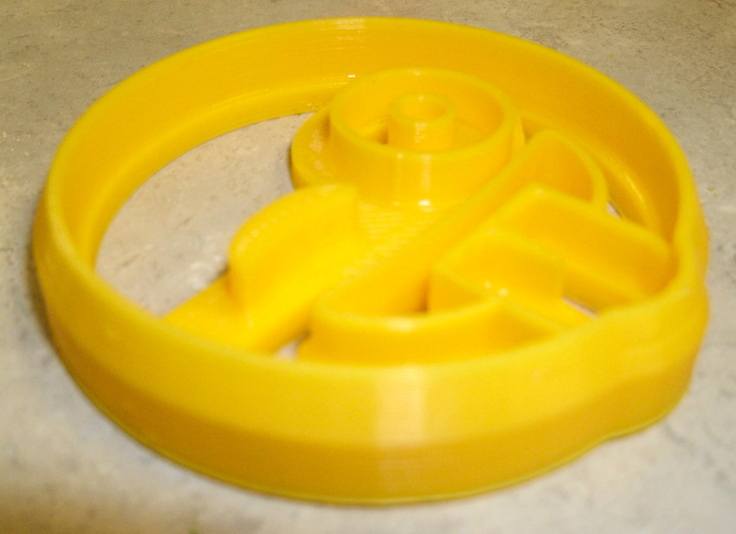 6x Wink Smiley Face Fondant Cutter Cupcake Topper 1.75 IN USA FD561