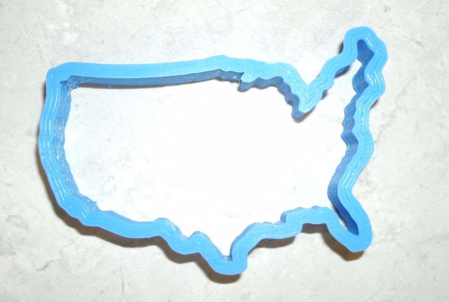 6x United States Fondant Cutter Cupcake Topper 1.75 IN USA FD563