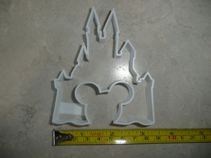 Cinderella Castle with Mickey Head Outline Cookie Cutter Made In USA PR580