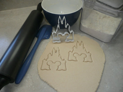 Cinderella Castle with Mickey Head Outline Cookie Cutter Made In USA PR580