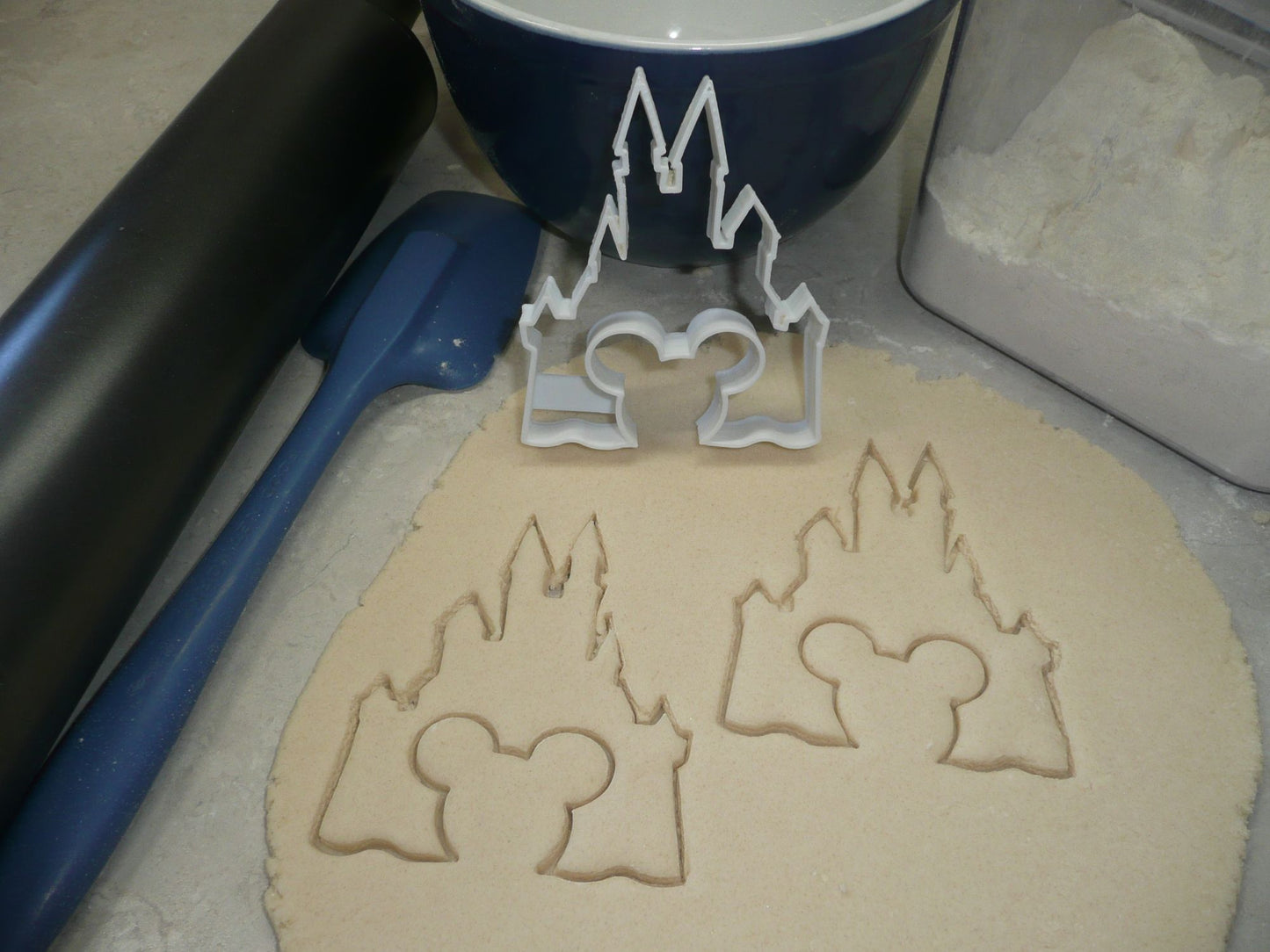 Cinderella Castle with Mickey Head Outline Cookie Cutter Made In USA PR580