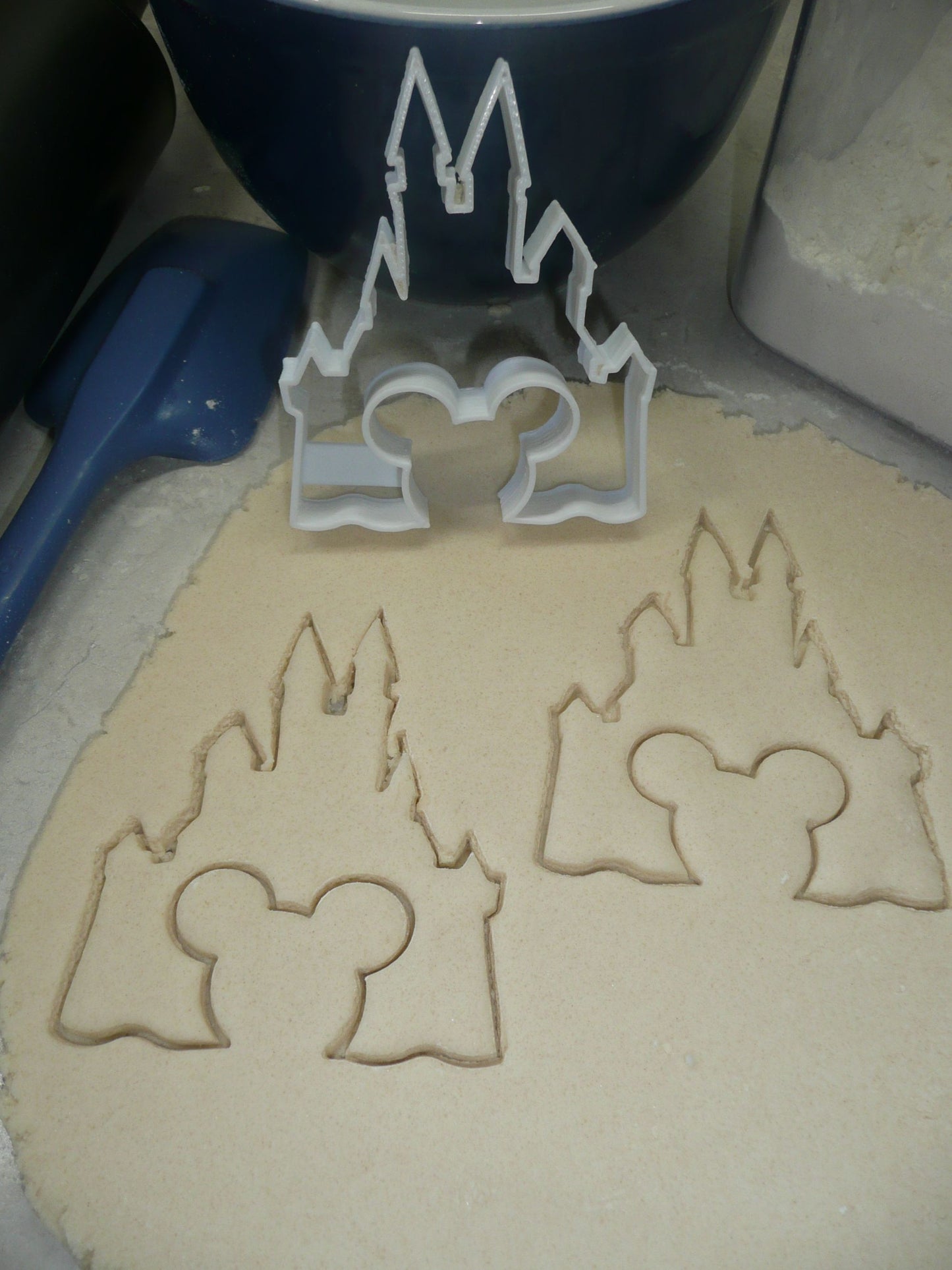 Cinderella Castle with Mickey Head Outline Cookie Cutter Made In USA PR580