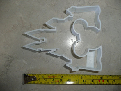 Cinderella Castle with Mickey Head Outline Cookie Cutter Made In USA PR580
