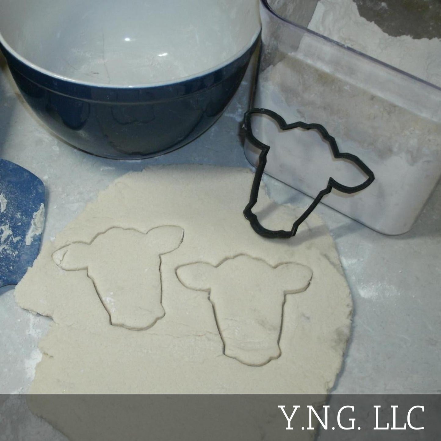 Cow Cattle Head Farm Animal Livestock Cookie Cutter Made in USA PR588