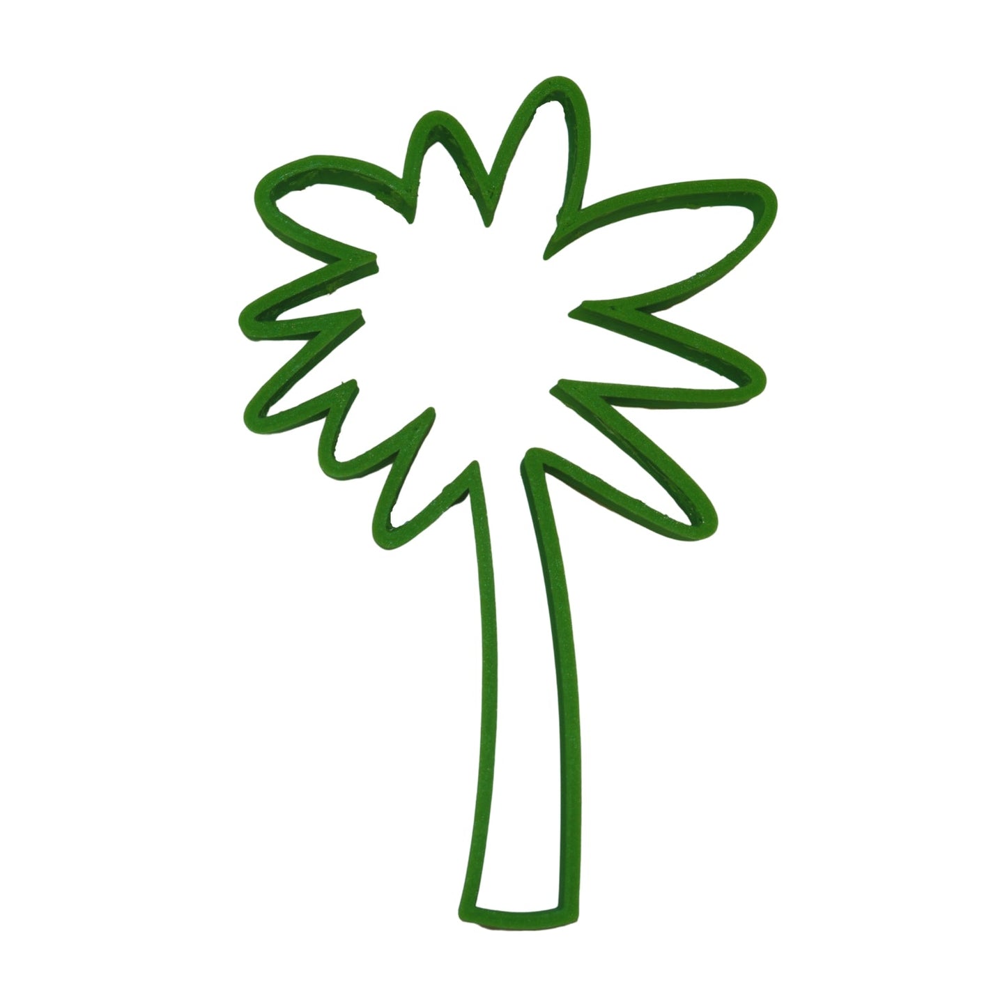 6x Palm Tree Fondant Cutter Cupcake Topper 1.75 IN USA FD592