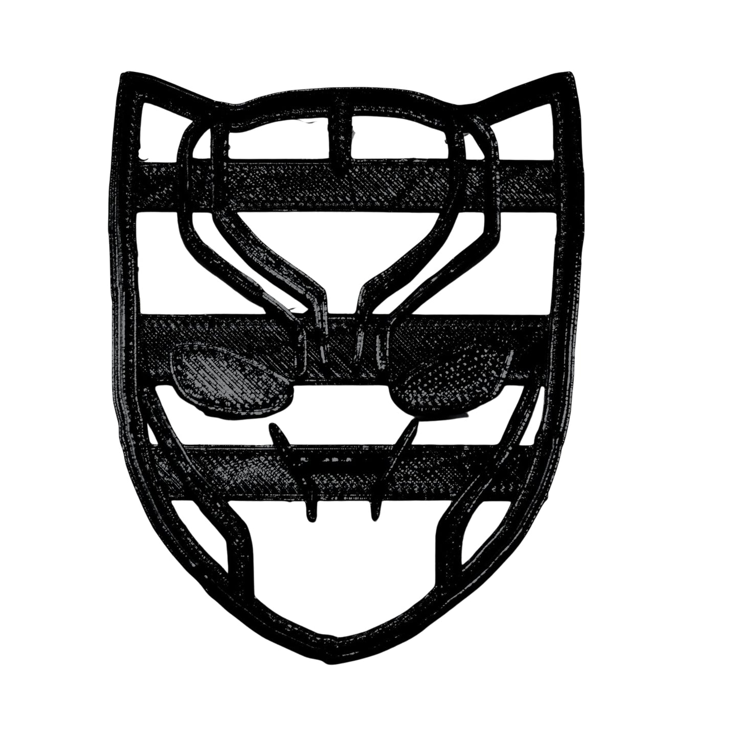 Black Panther Face Mask Superhero Character Cookie Cutter Made in USA PR599