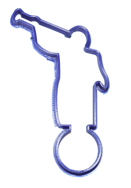 6x Angel Moroni Statue Fondant Cutter Cupcake Topper 1.75 IN USA FD608