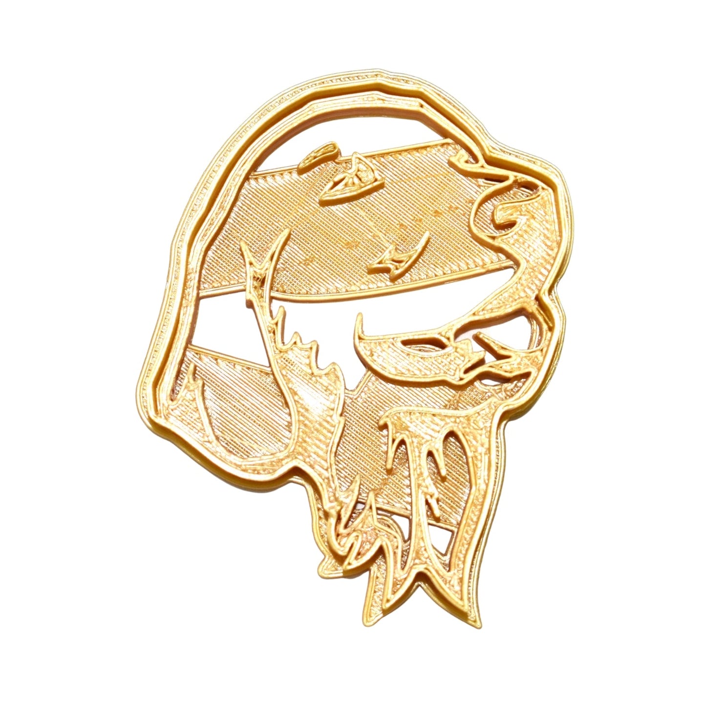 Golden Retriever Face Head Dog Pet Cookie Cutter Made In USA PR627