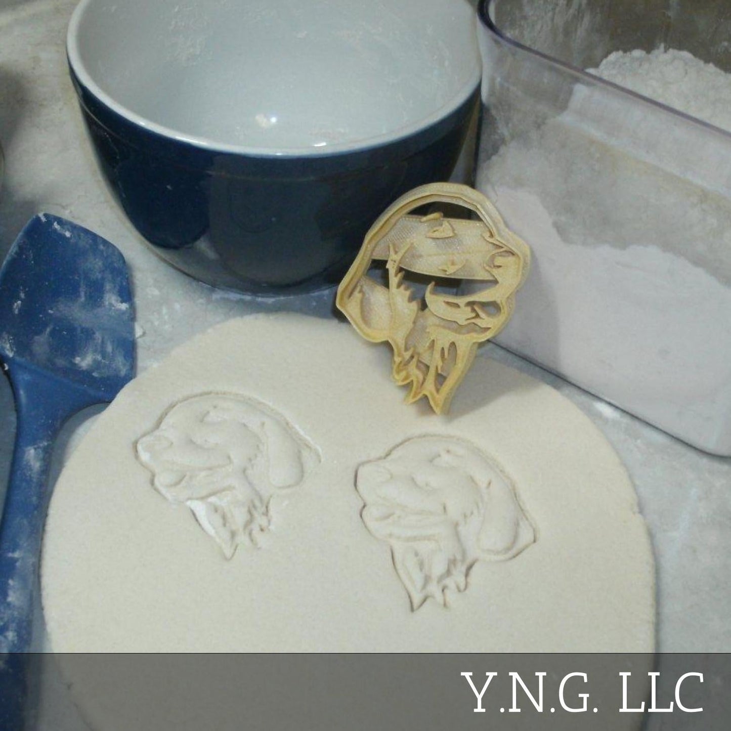 Golden Retriever Face Head Dog Pet Cookie Cutter Made In USA PR627