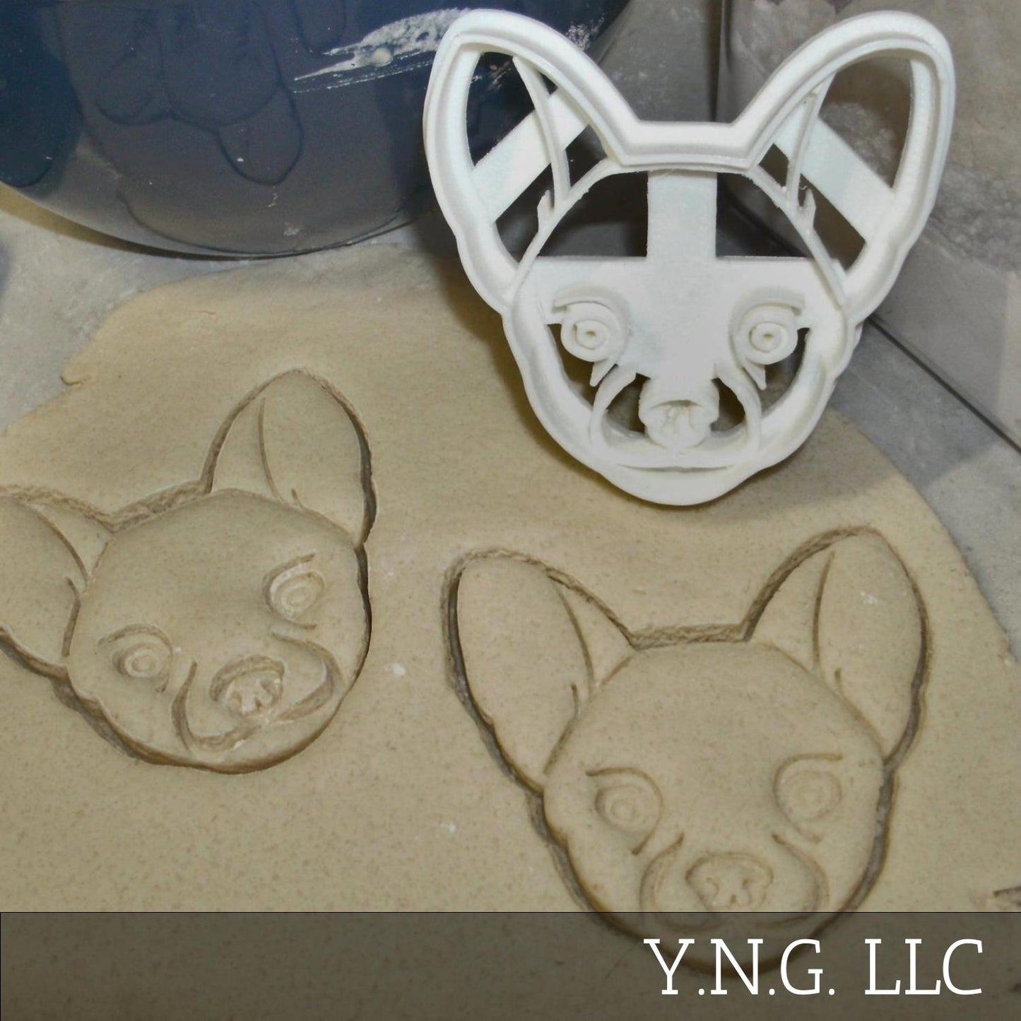 Chihuahua Dog Puppy Face Head Cookie Cutter Made In USA PR635