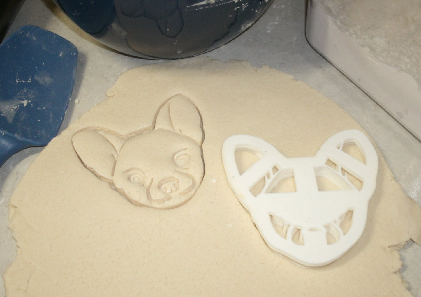 Chihuahua Dog Puppy Face Head Cookie Cutter Made In USA PR635