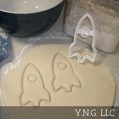 Rocket Space Aircraft Interplanetary Cookie Cutter Made In USA PR639