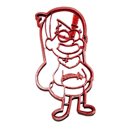 6x Mabel Pines Fondant Cutter Cupcake Topper 1.75 IN USA FD640