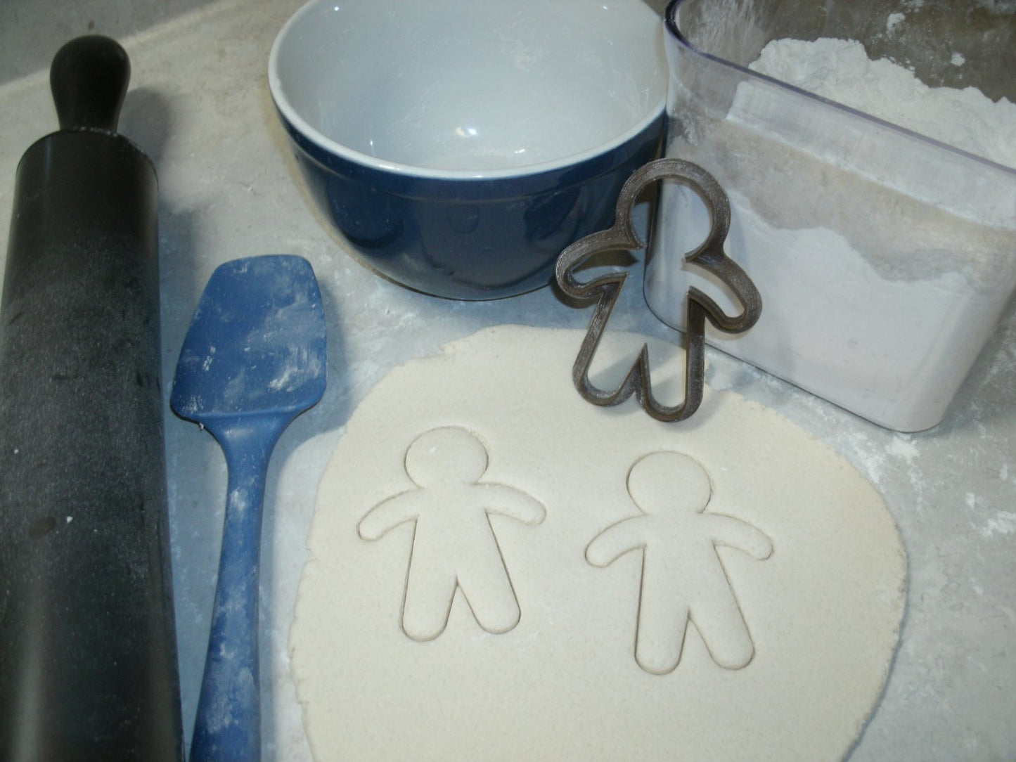 Gingerbread Man Shrek Christmas Biscuit Cookie Cutter Made In USA PR652