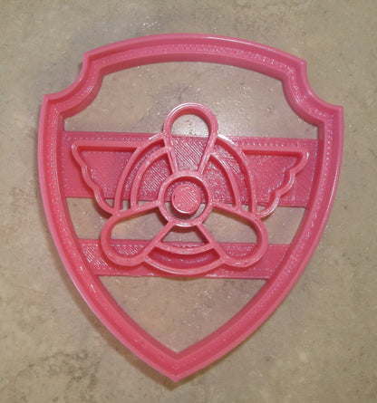 Skye Badge Shield Pup Tag Paw Patrol Cookie Cutter Made In USA PR659