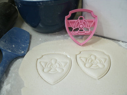 Skye Badge Shield Pup Tag Paw Patrol Cookie Cutter Made In USA PR659
