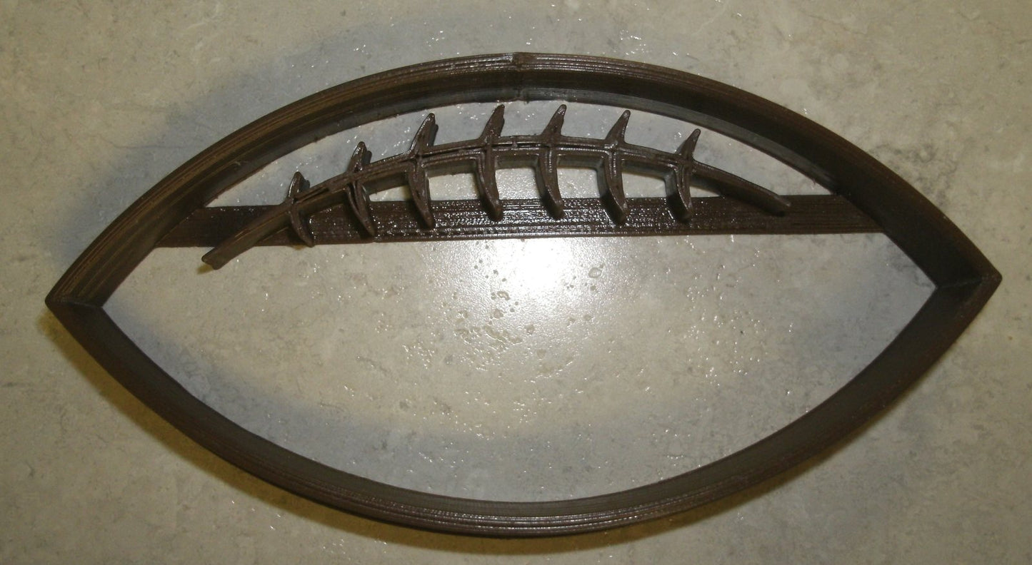 6x Football American Fondant Cutter Cupcake Topper 1.75 IN USA FD680