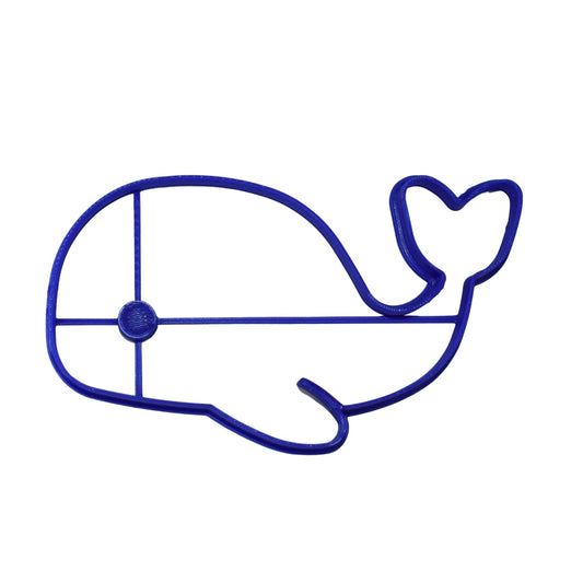 6x Whale Ocean Sea Fondant Cutter Cupcake Topper 1.75 IN USA FD703