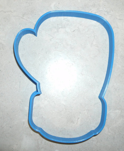6x Boxing Glove Fondant Cutter Cupcake Topper 1.75 IN USA FD706