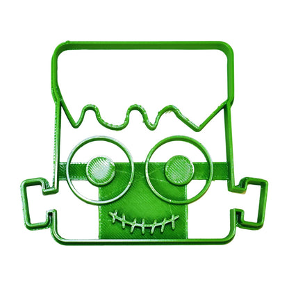 Frankenstein Monster Face Halloween Book Cookie Cutter Made In USA PR716