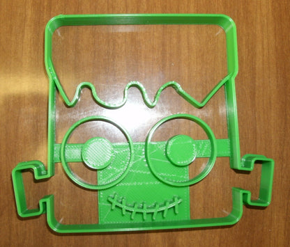 Frankenstein Monster Face Halloween Book Cookie Cutter Made In USA PR716