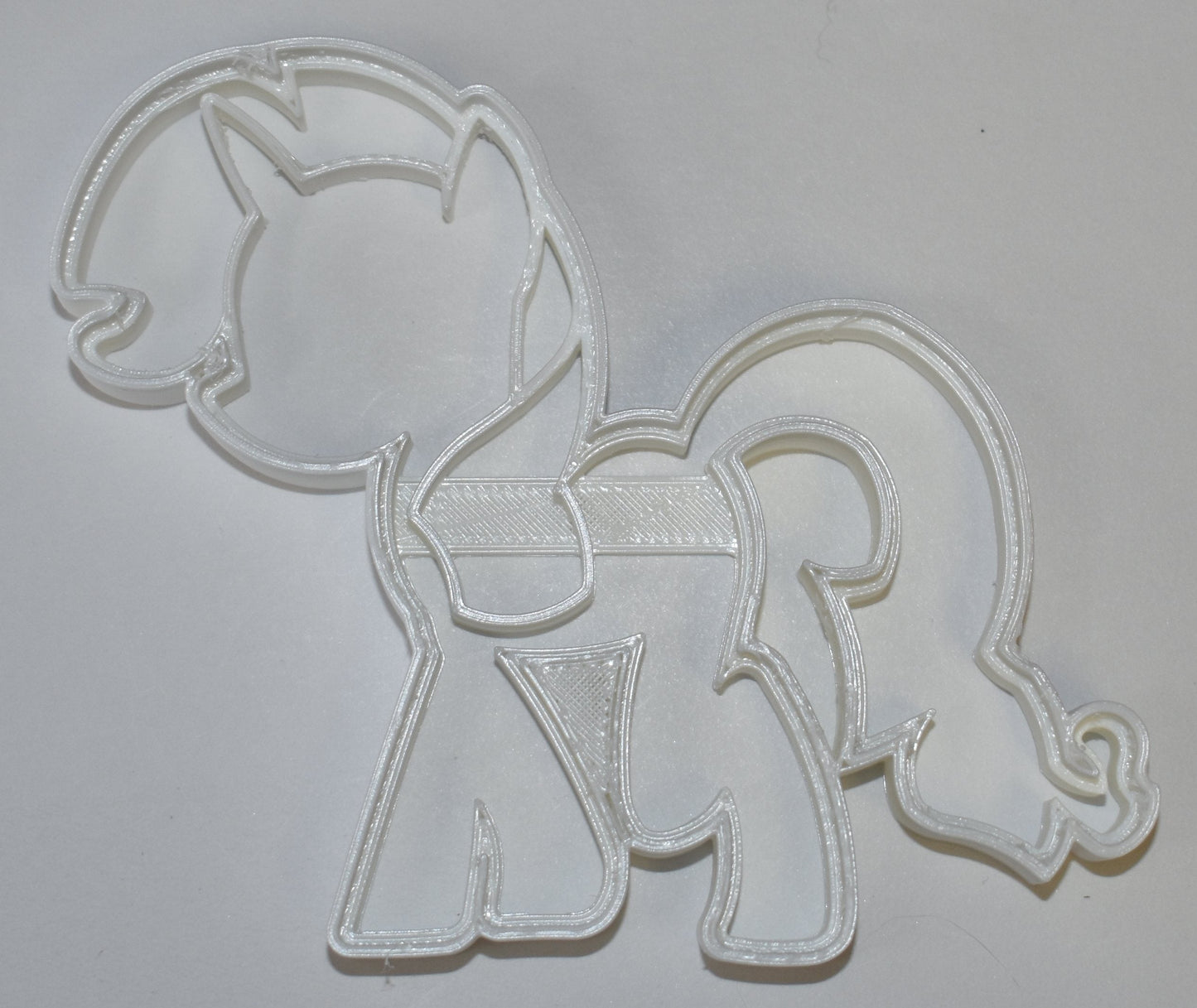 6x Rarity Unicorn Fondant Cutter Cupcake Topper 1.75 IN USA FD742