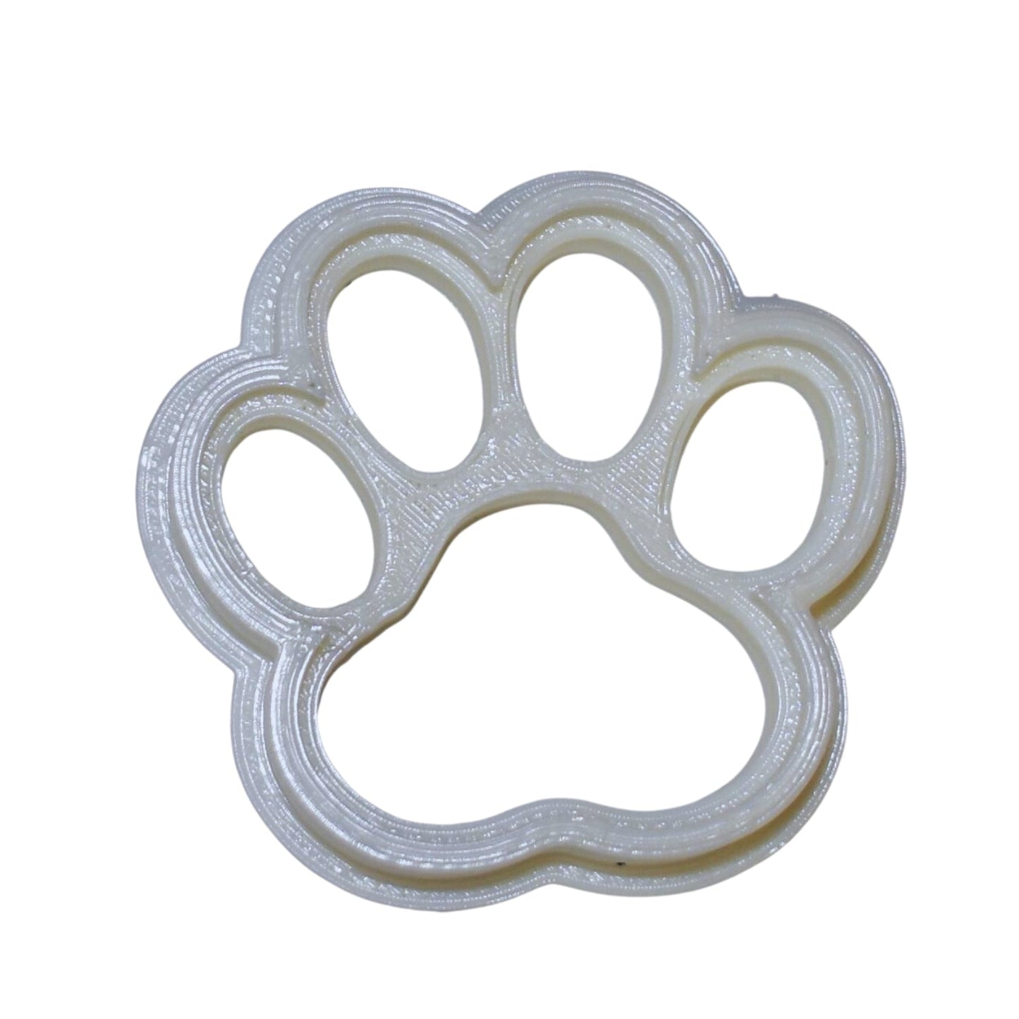 6x Paw Print Dog Cat Fondant Cutter Cupcake Topper 1.75 IN USA FD744