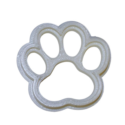 6x Paw Print Dog Cat Fondant Cutter Cupcake Topper 1.75 IN USA FD744