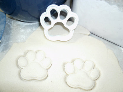Paw Print Dog Cat Small Size Cookie Cutter Made In USA PR744