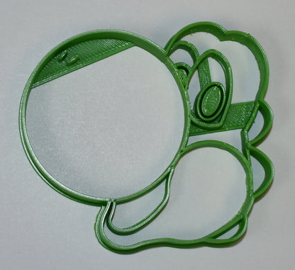 Yoshi Face Nintendo Video Game Character Cookie Cutter Made In USA PR746