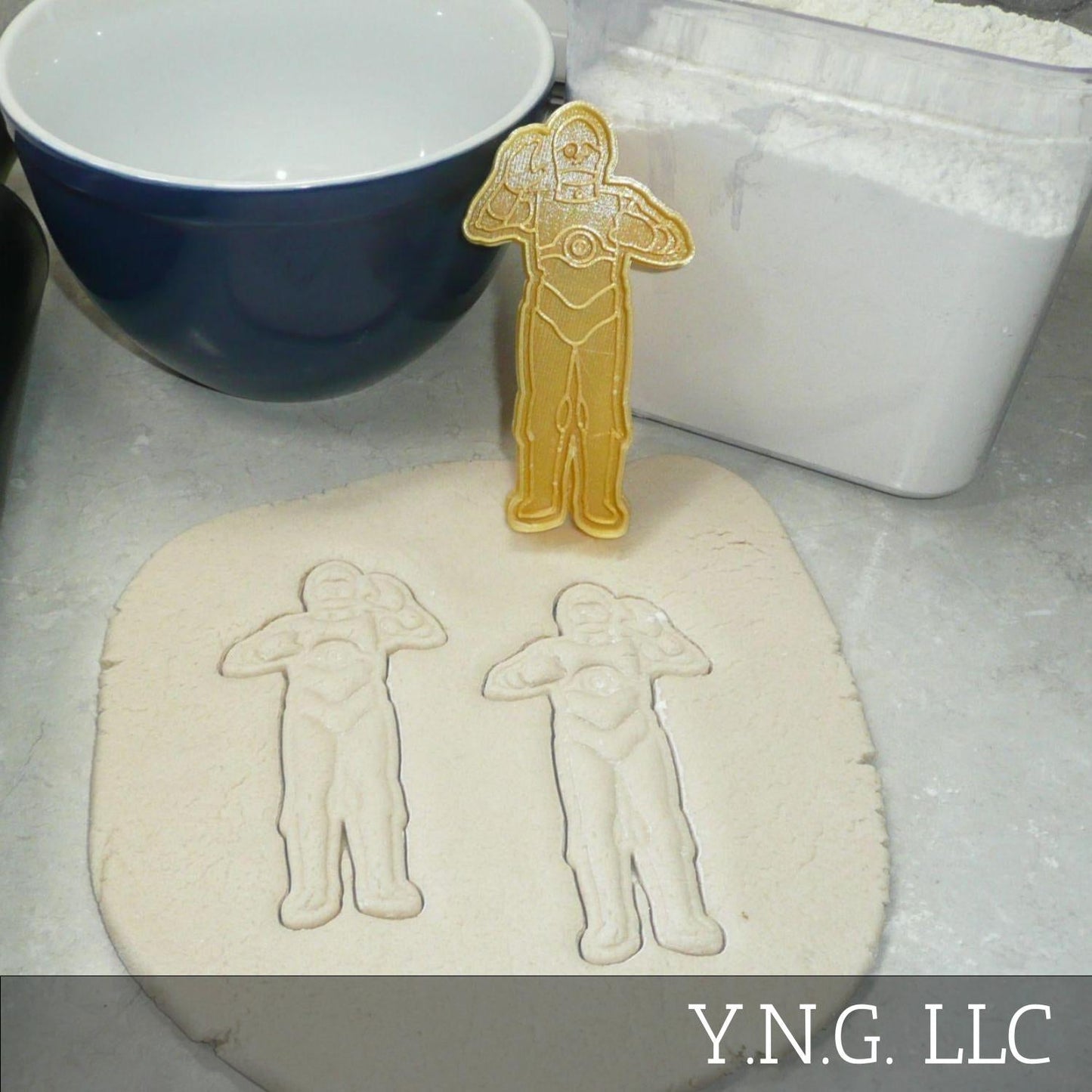 C-3PO Droid Star Wars Movie Character Cookie Cutter Made In USA PR750